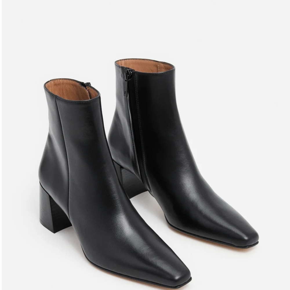 Flattered Gill Leather Black Boots